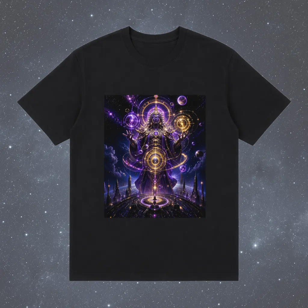 Obra de arte de Richy Drinkwater, camiseta gráfica de algodón, impresión por transferencia térmica