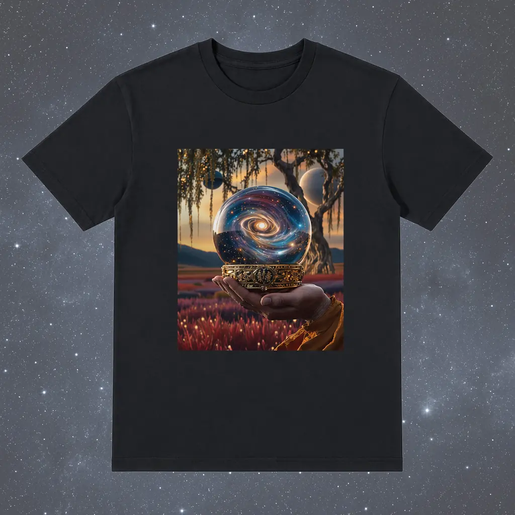 Obra de arte de Richy Drinkwater, camiseta gráfica de algodón, impresión por transferencia térmica