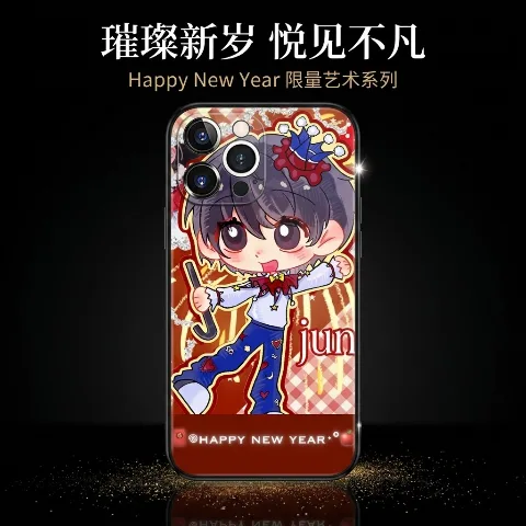 Transparent silicone phone case, compatible with iPhone 13/13 Pro/13 Pro Max, featuring personalized anime/cartoon patterns, slim and shockproof, with precise button design.