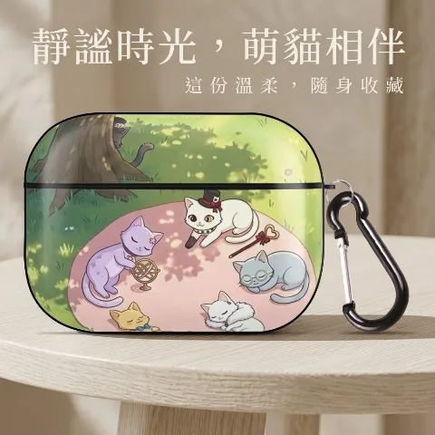 [Worldly Cuties Series] Original Character Exclusive Merchandise —— AirPods Pro Transparent Anti-Drop Protective Case