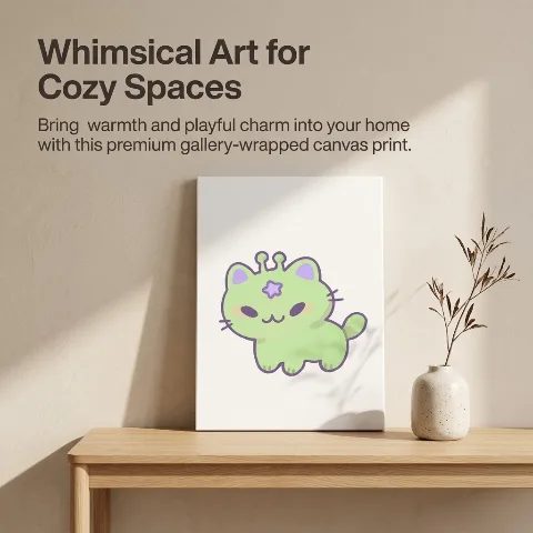 Canvas Decorative Painting 8x12 Inch, Full-Width HD Print on Thick Natural Canvas, Sturdy Solid Wood Frame, Eco-Friendly Paint, Easy to Hang Art Decor