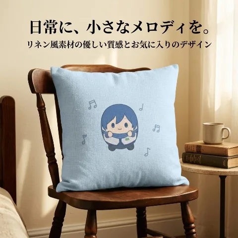 Linen cushion, 12x12 inches, linen material, double-sided printing, eco-friendly fiber, high-quality hidden zipper, washable, for interior decoration