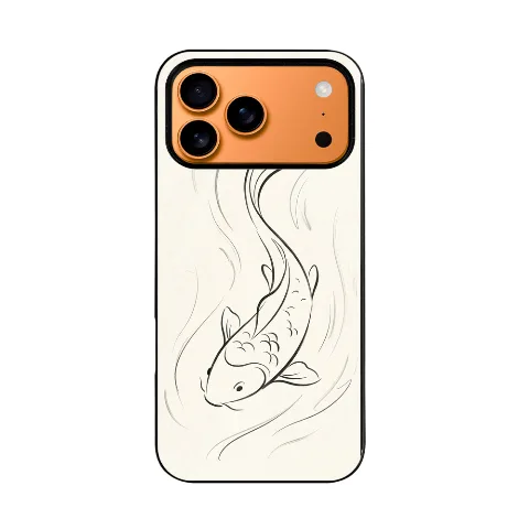 TPU Fish Scale Phone Case, black hard shell protection, suitable for 6.5-inch smartphones, high durability, fine printing, slim design